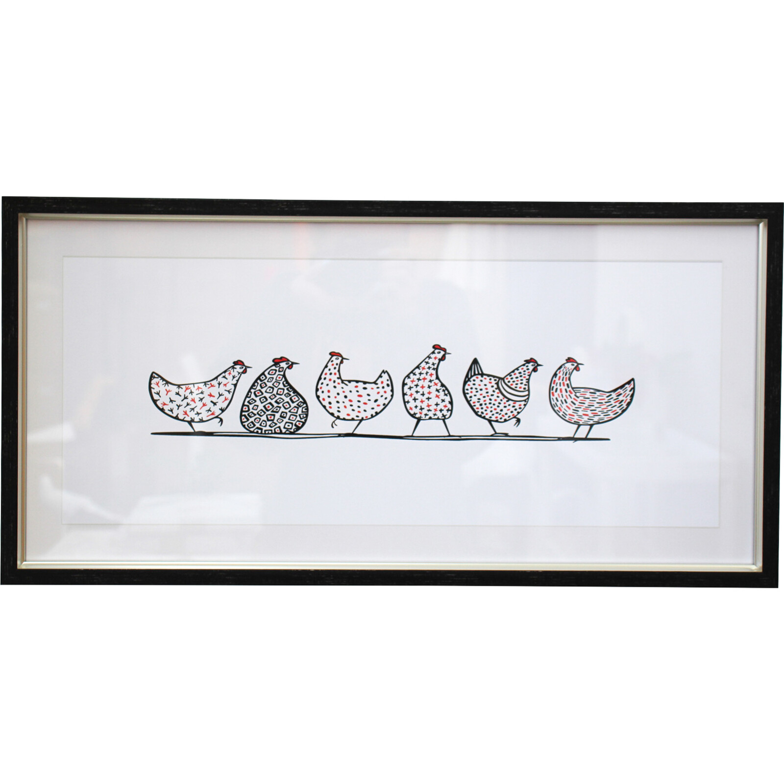 Framed Print Cluckers