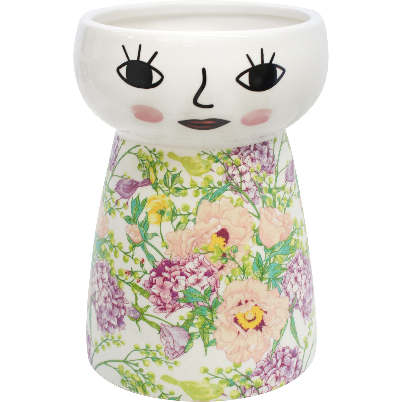 Doll Vase Spring Floral Lrg