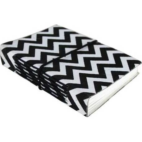 Notebook Chevron Black