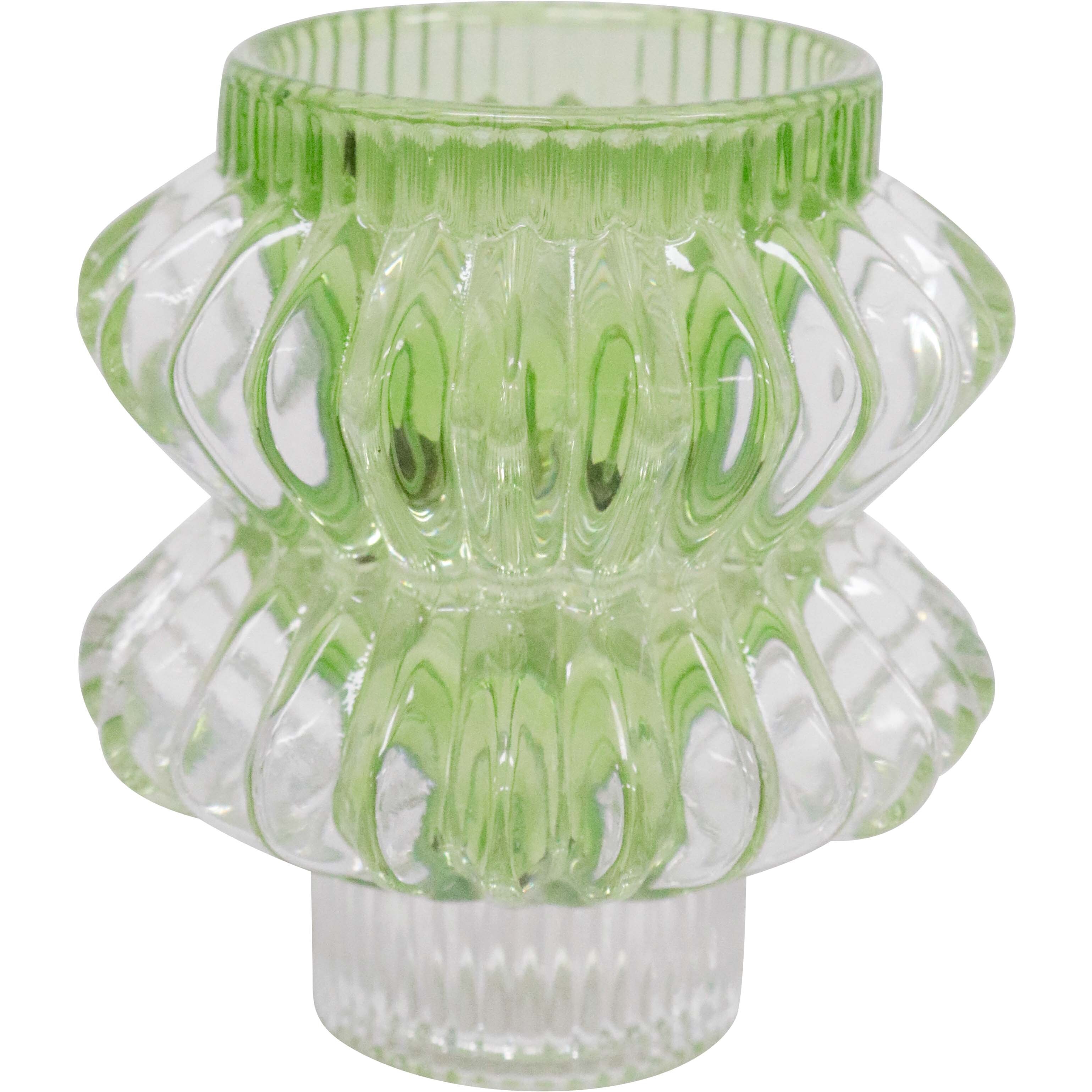 Reversible Candle Holder Green