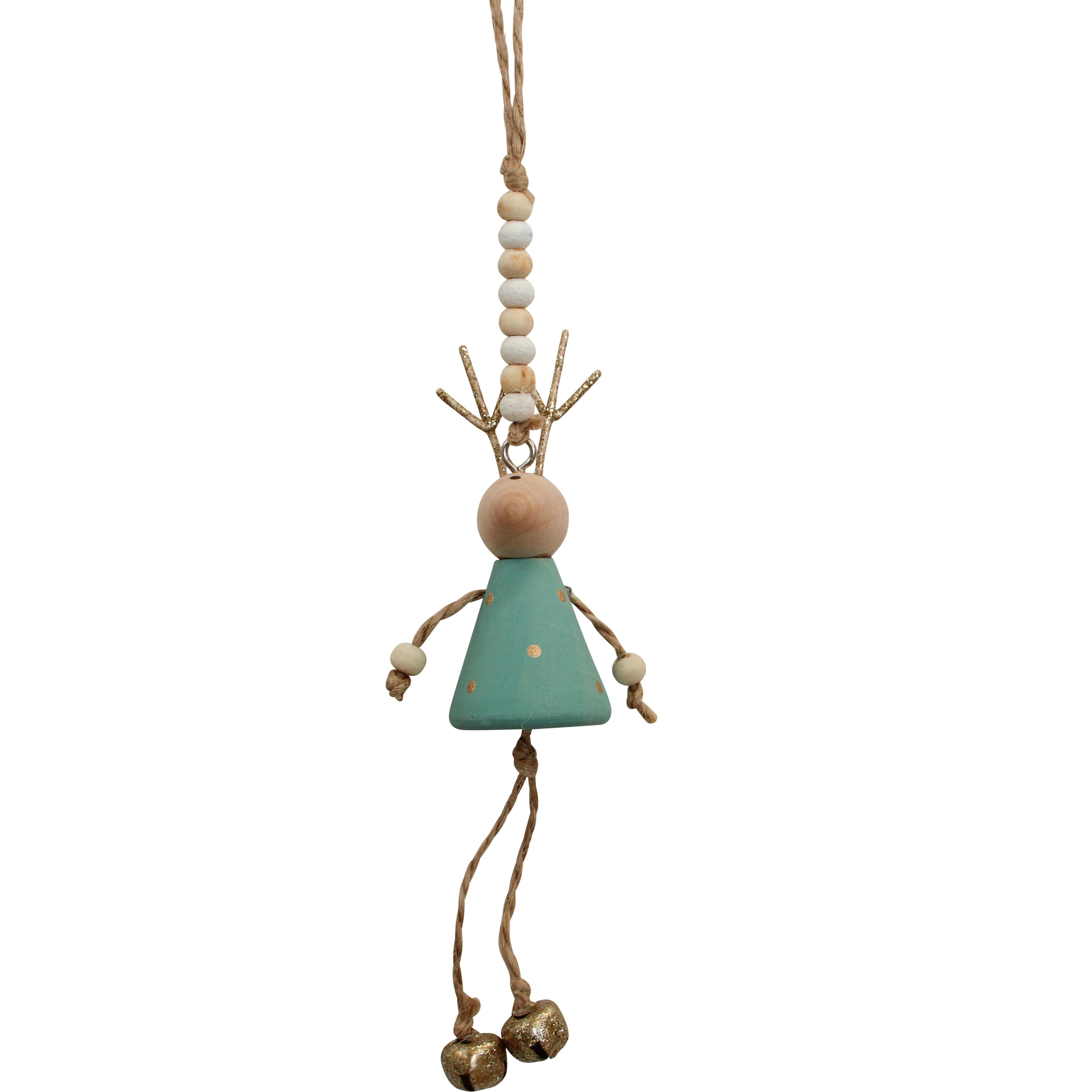 Hanging Reindeer Aqua