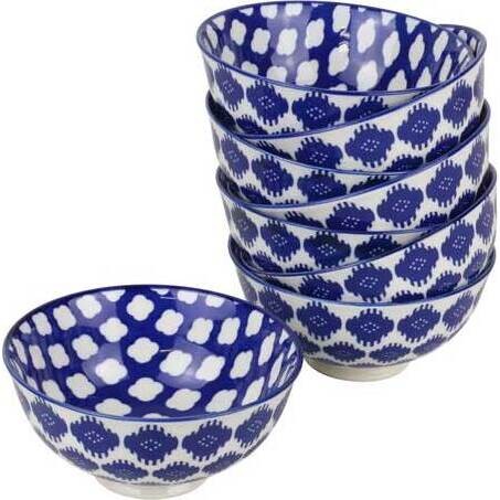 Bowl Blue Ikat