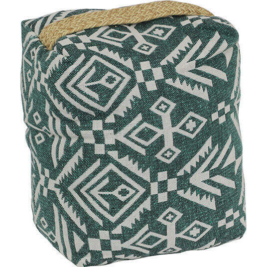 Doorstop Green Aztec