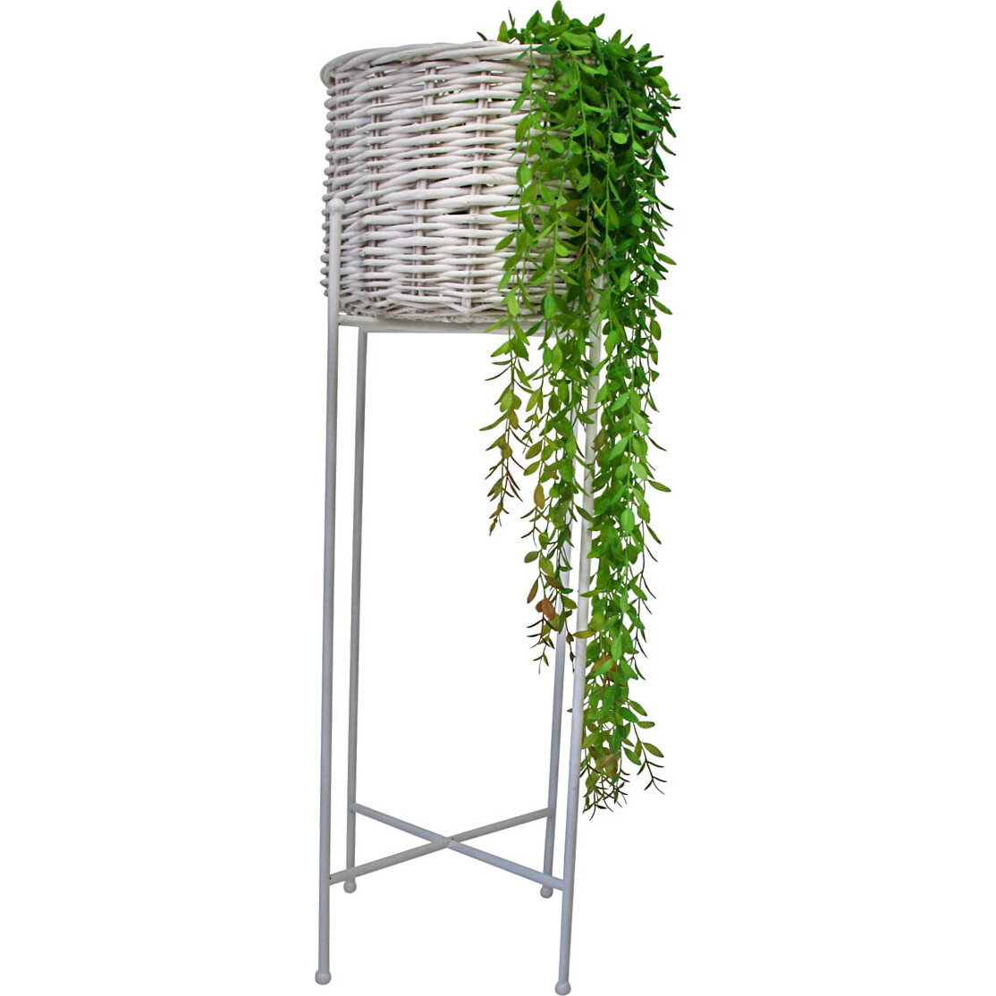 Planter Basket White XTall