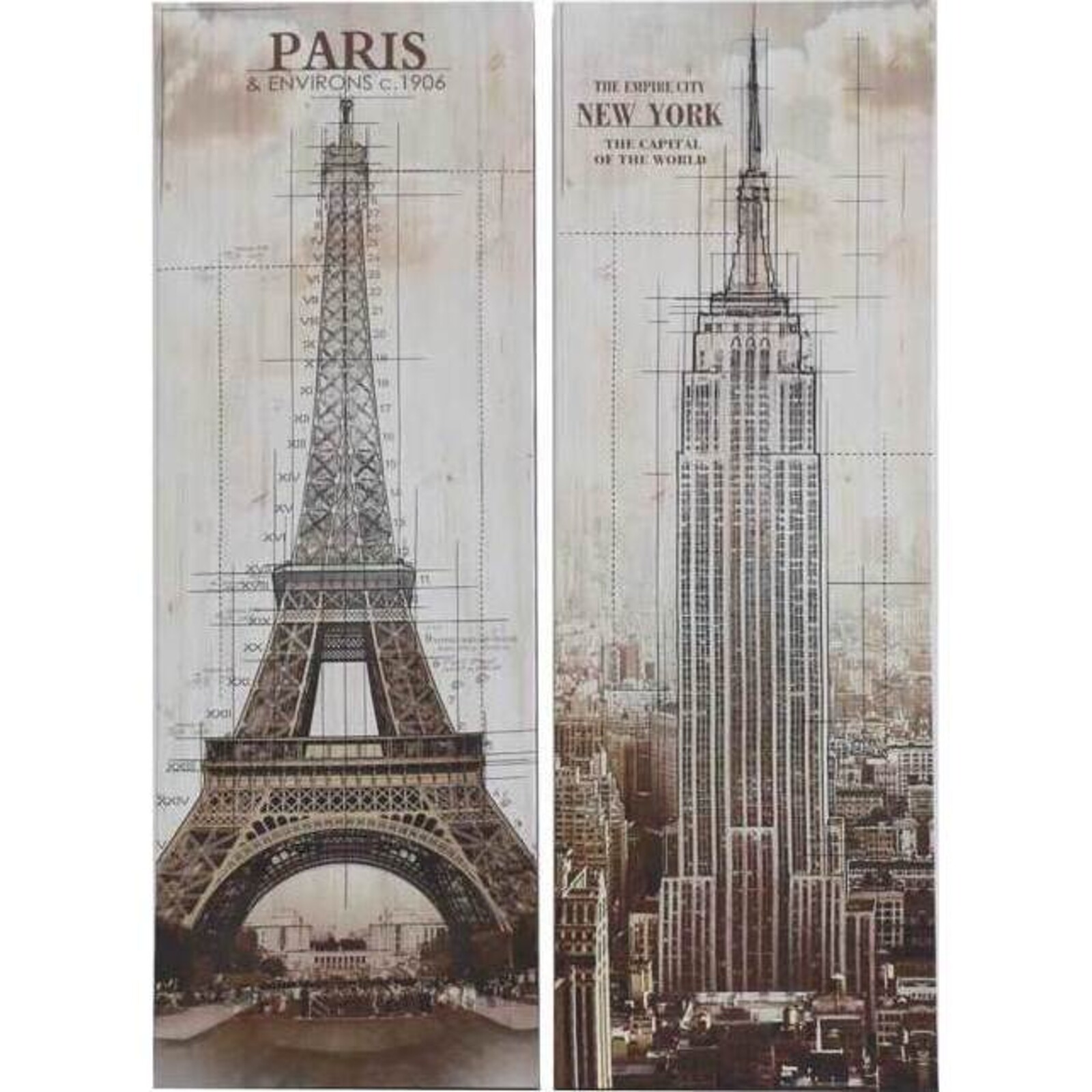 New York and Paris Set/2