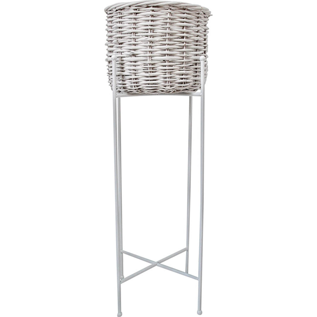 Planter Basket White XTall