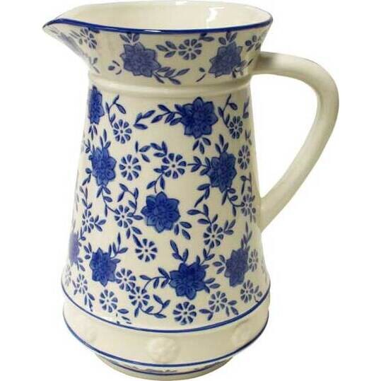 Jug Blue Designa Flower