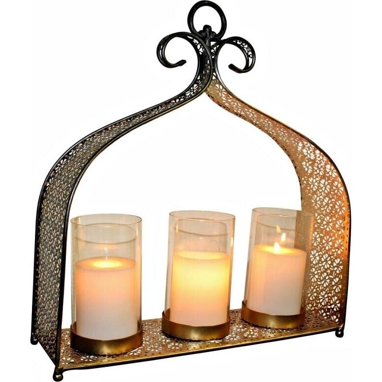 Candleholder Triple Shapour 