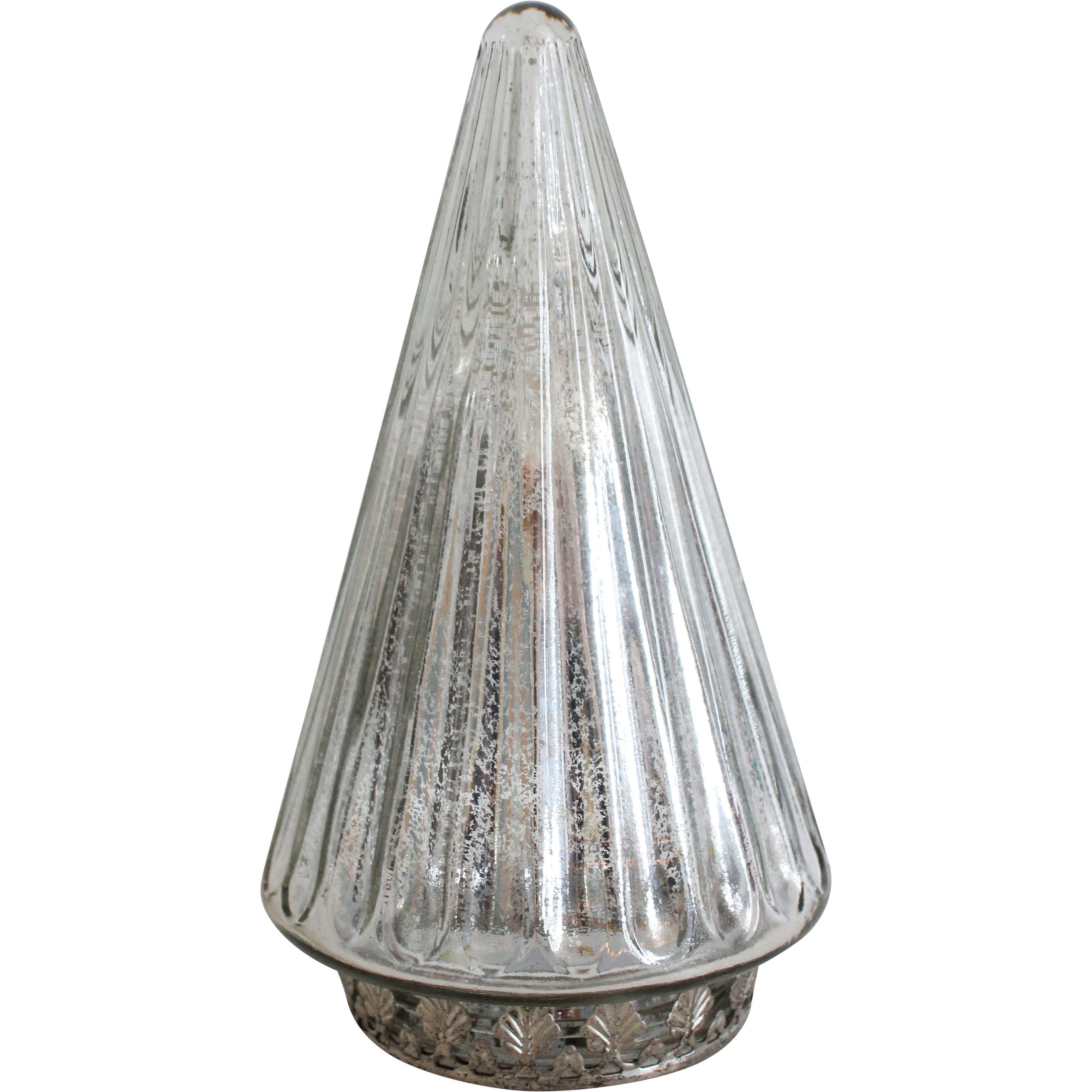 Lantern LED Tree Silver