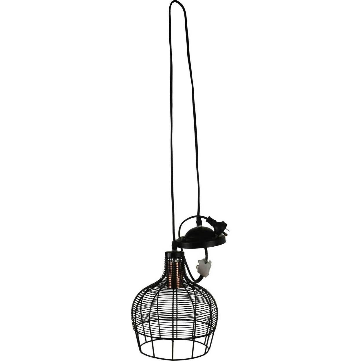 Hanging Lamp Fille Line Black