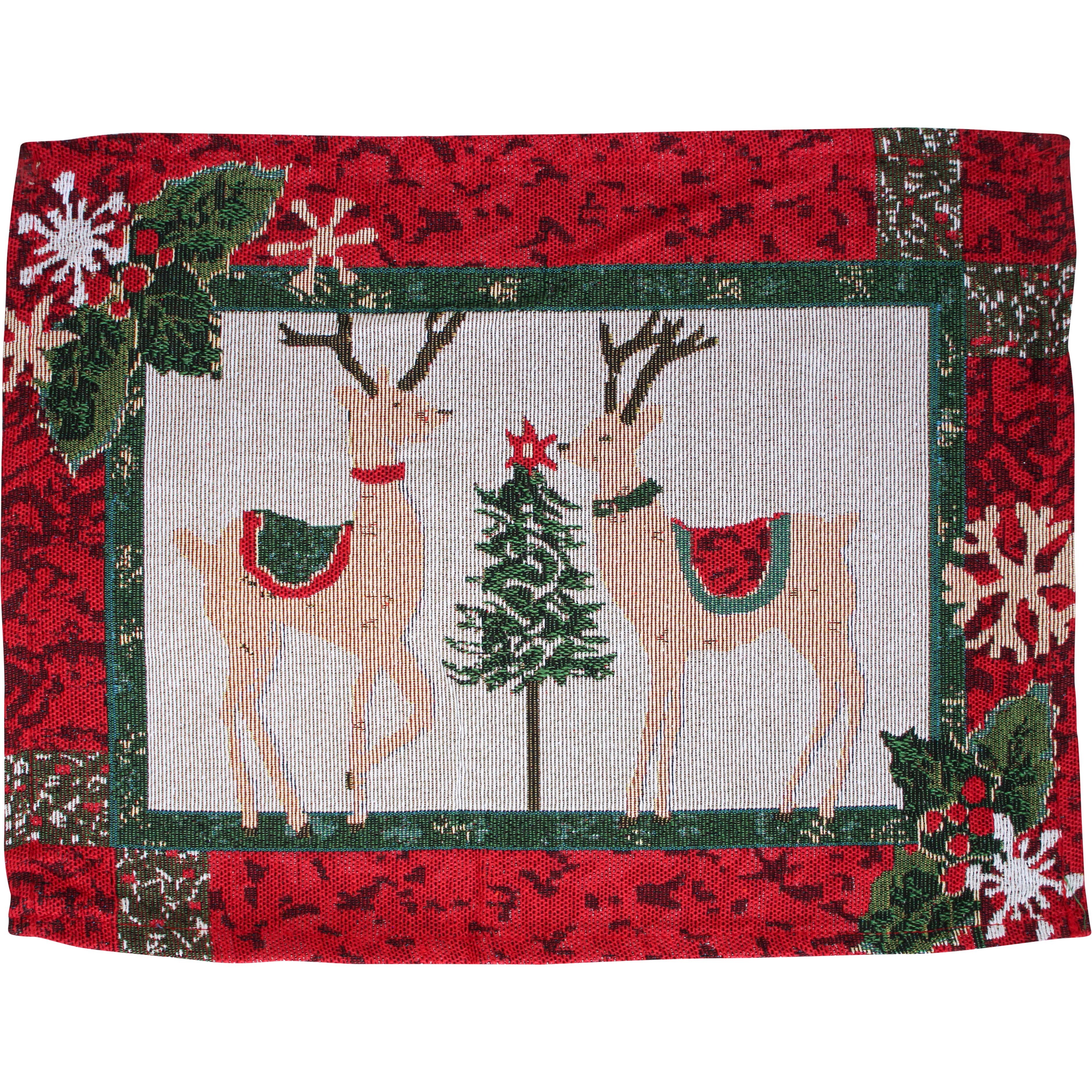 Placemat Reindeer Pair