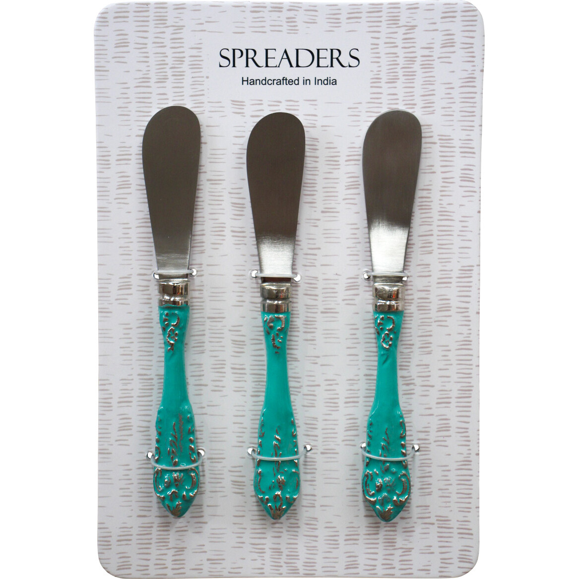 Spreader Vintage Aqua S/3