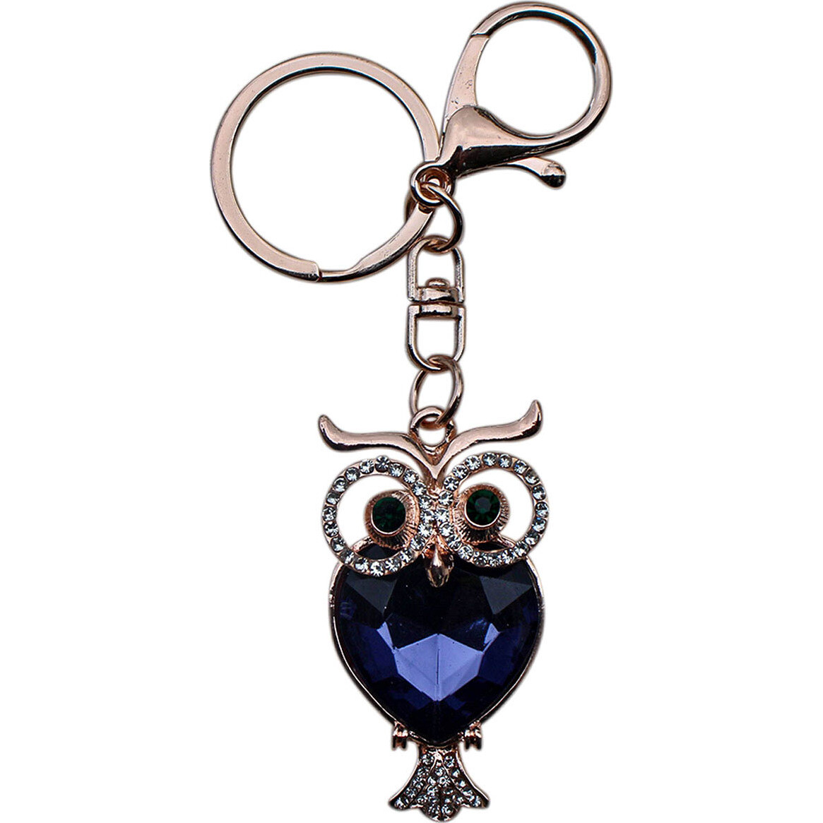 Keyring Owl Sapphire