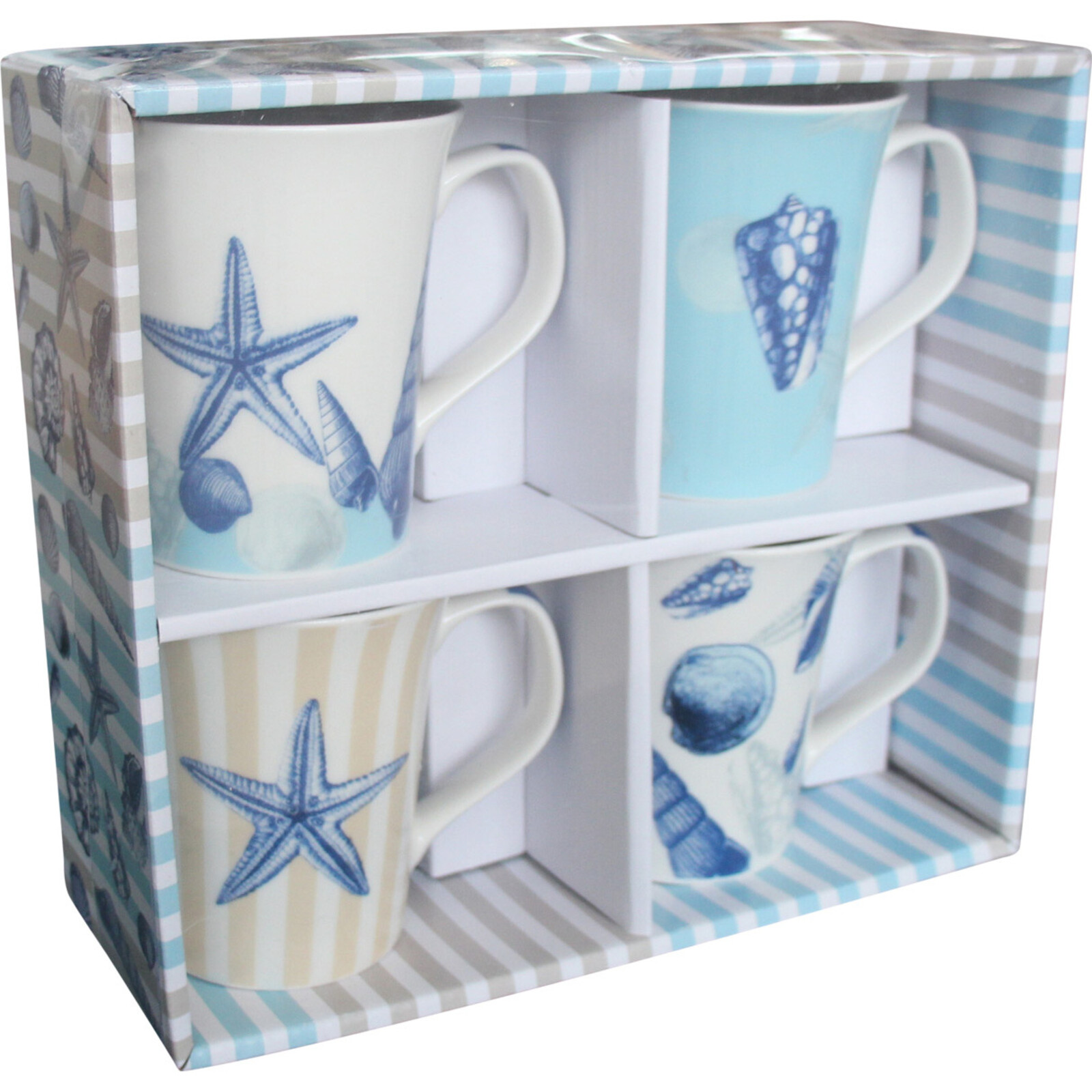 Mugs Ocean S/4 Boxed