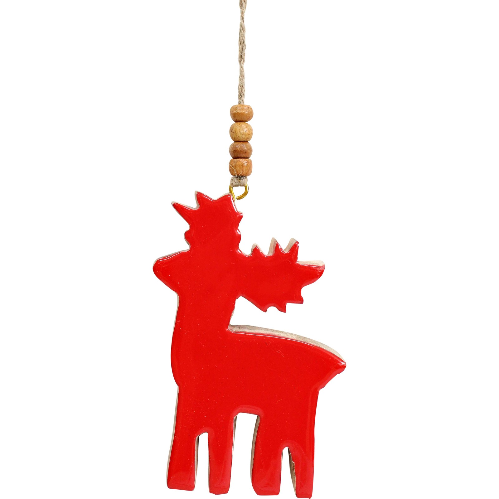 Hanging Reindeer Red