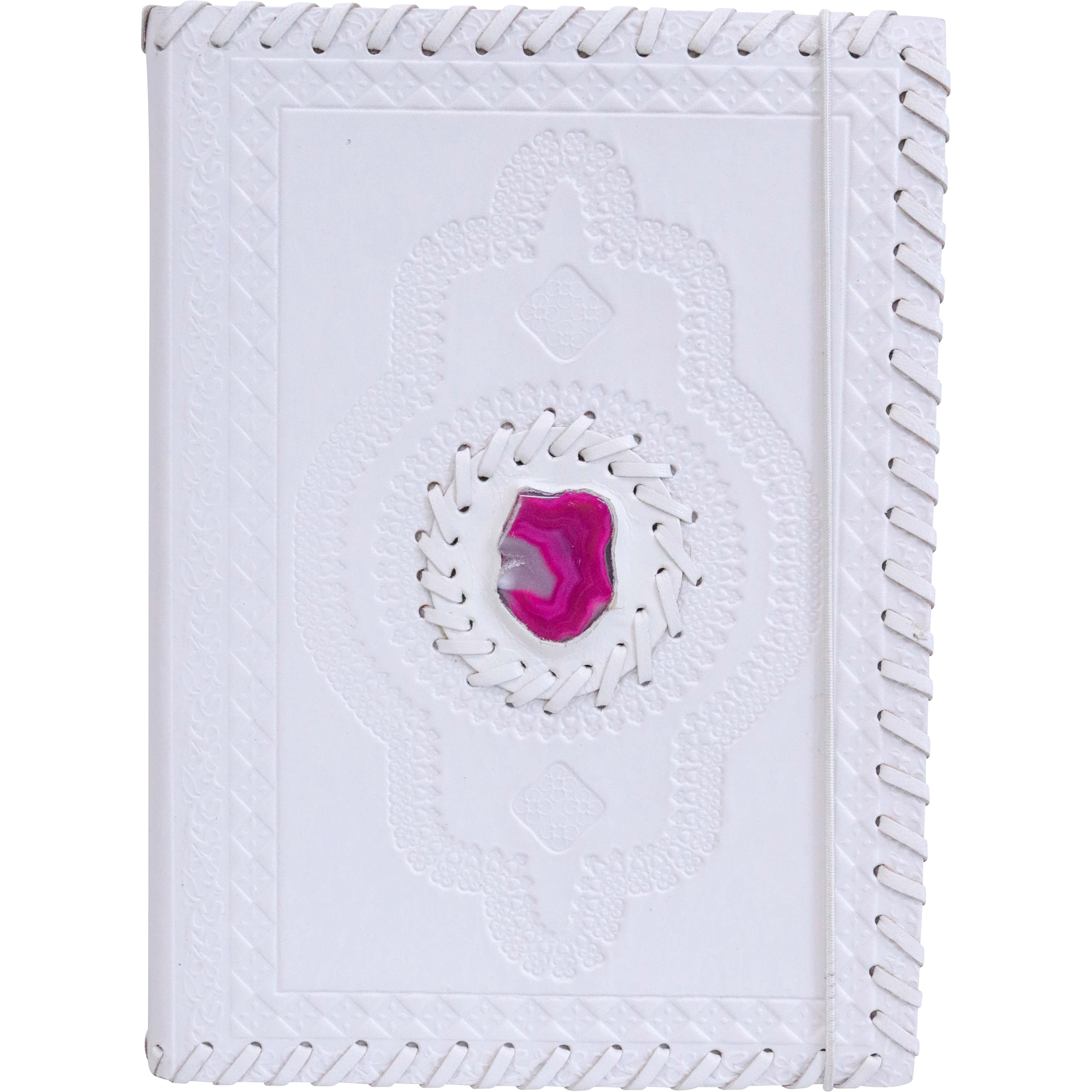 Leather N/Book Pink Gem 