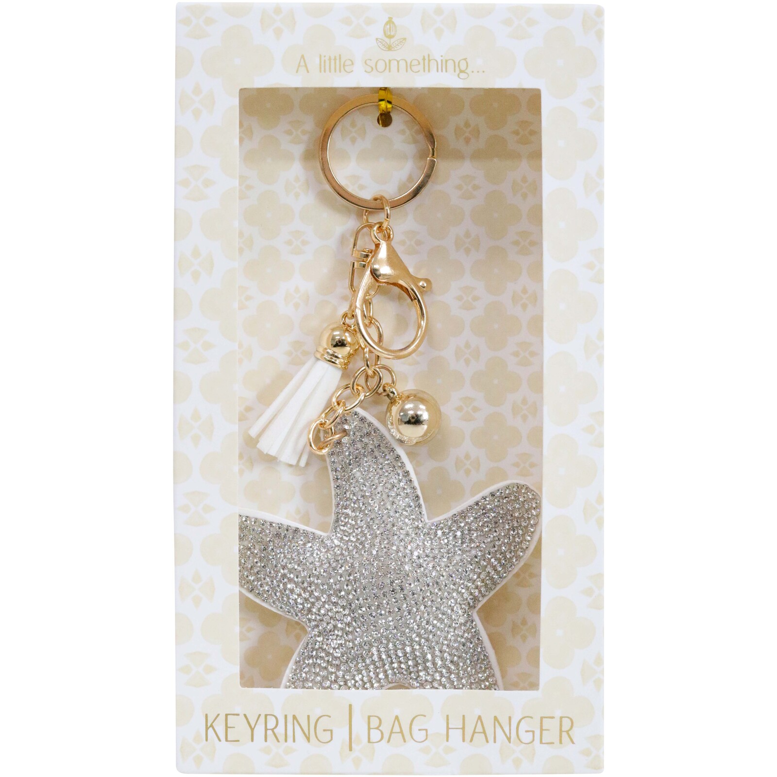 Keyring/ Bag Hanger Starfish