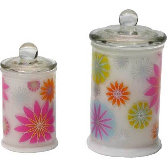 Jar Candle - Spiro Flower Large