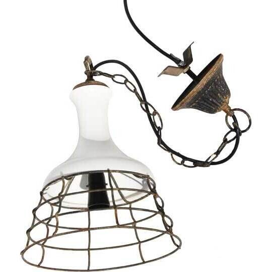 Hanging Light Wire Cage