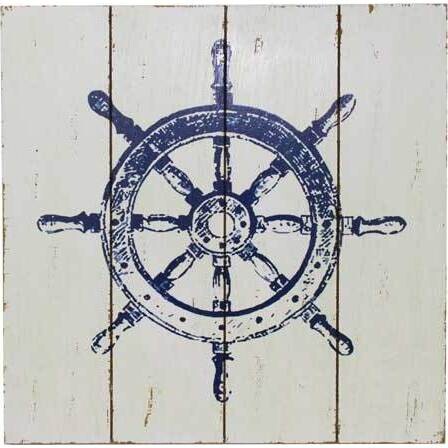 Wall Art Captains Wheel