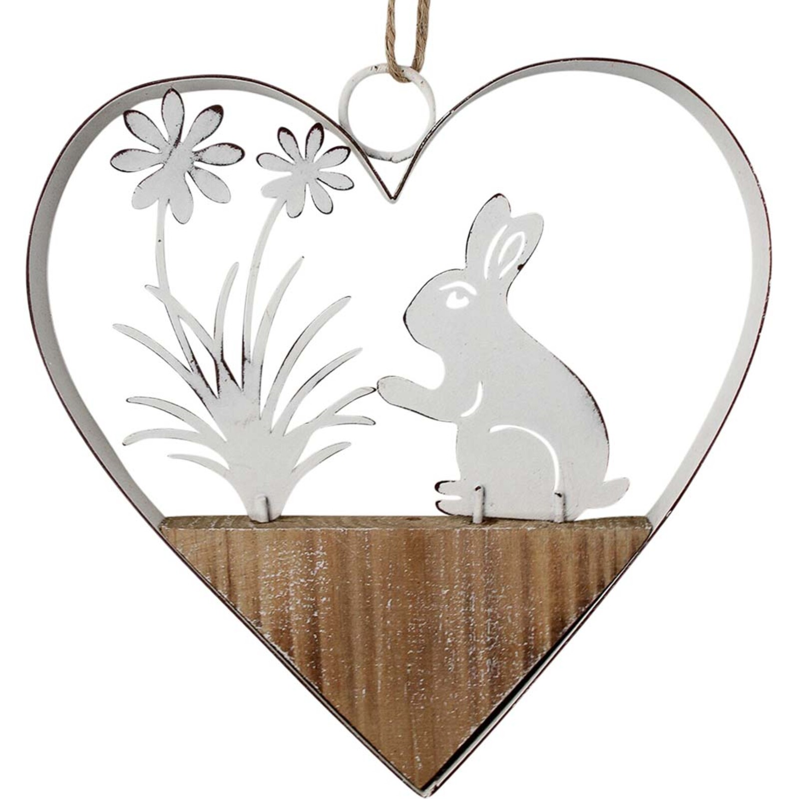 Hanging Heart Rabbit Daisy
