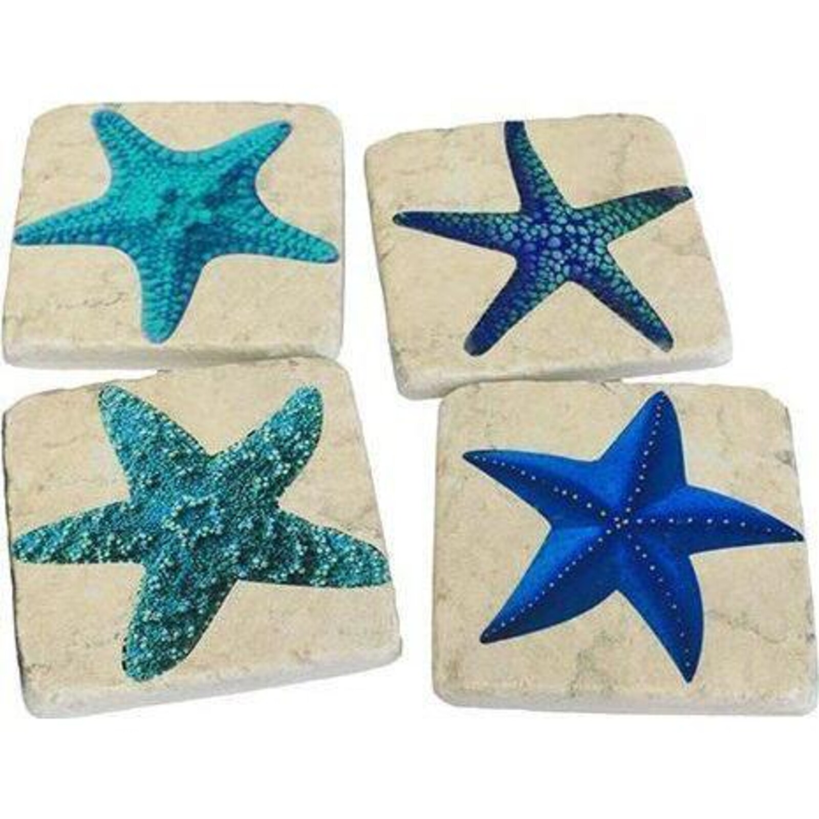 Coasters Blue Starfish
