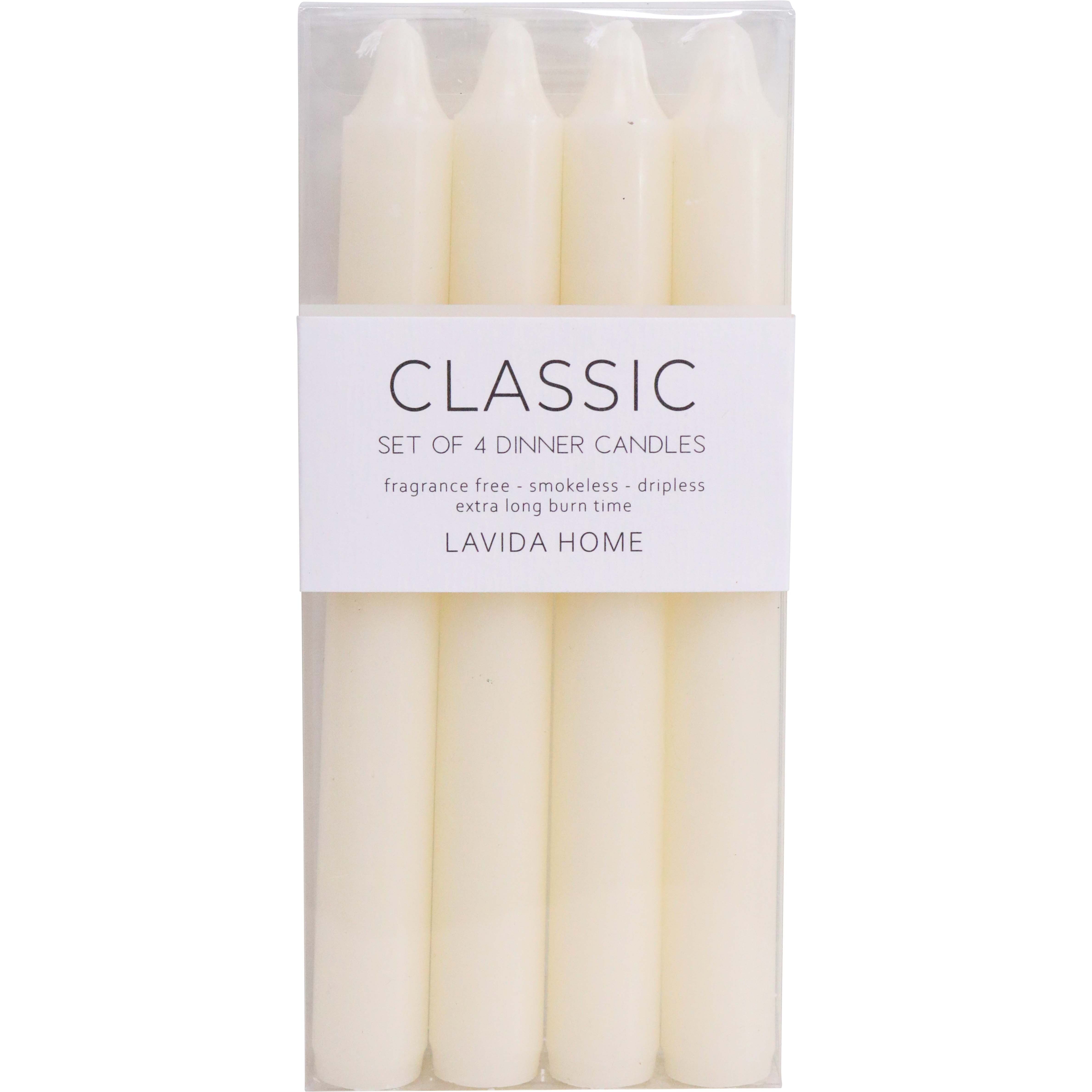 Dinner Candles S/4 Classic