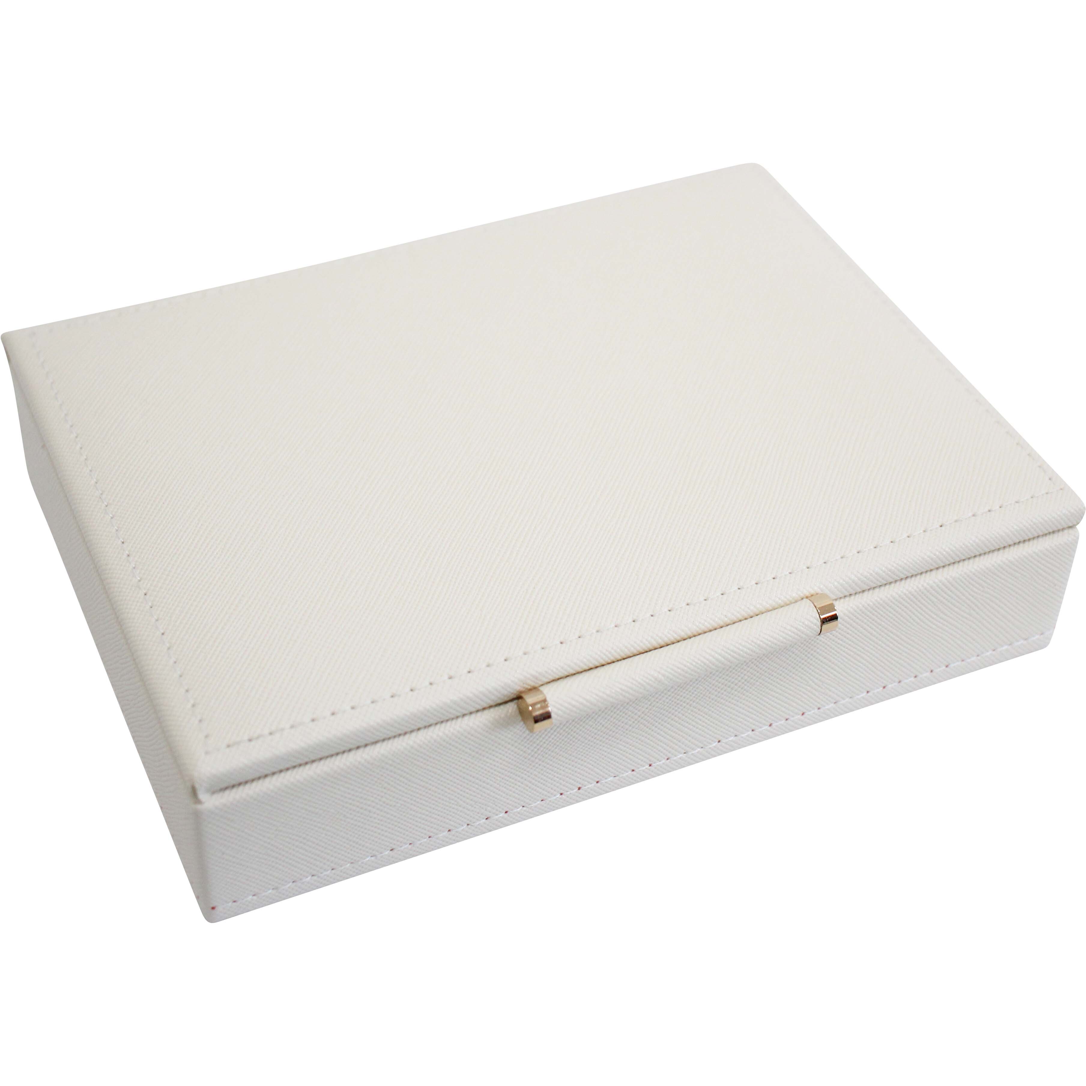 Jewellery Box Low Ivory