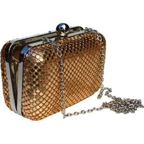 Evening Purse Mesh Gold