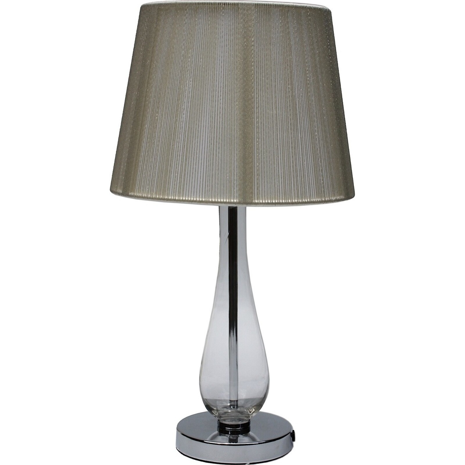 Table Lamp - Glass Bulb - White