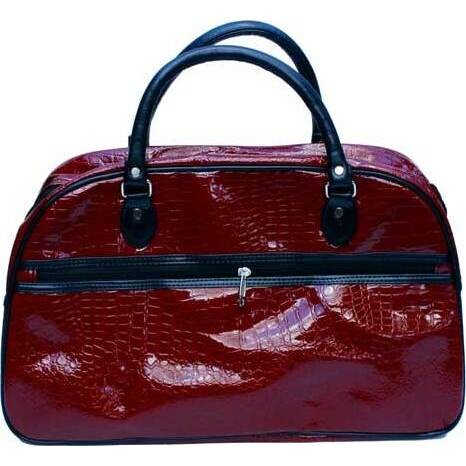 Overnight Bag - Alligator Red