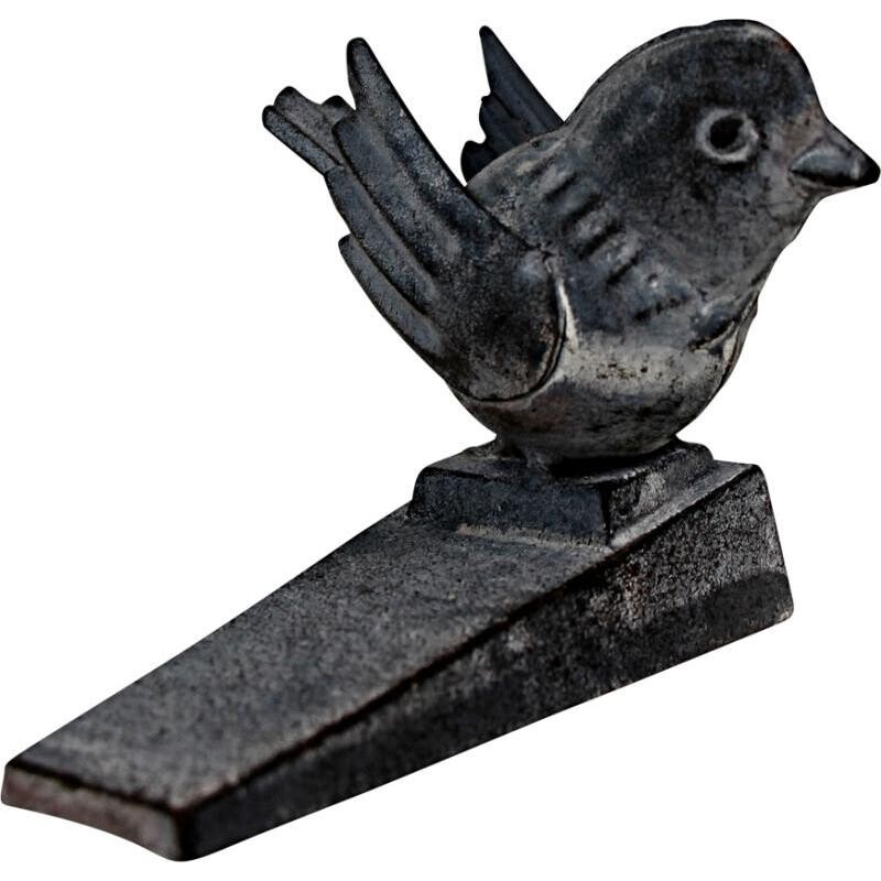 Doorstop Wedge w/ Bird Dark