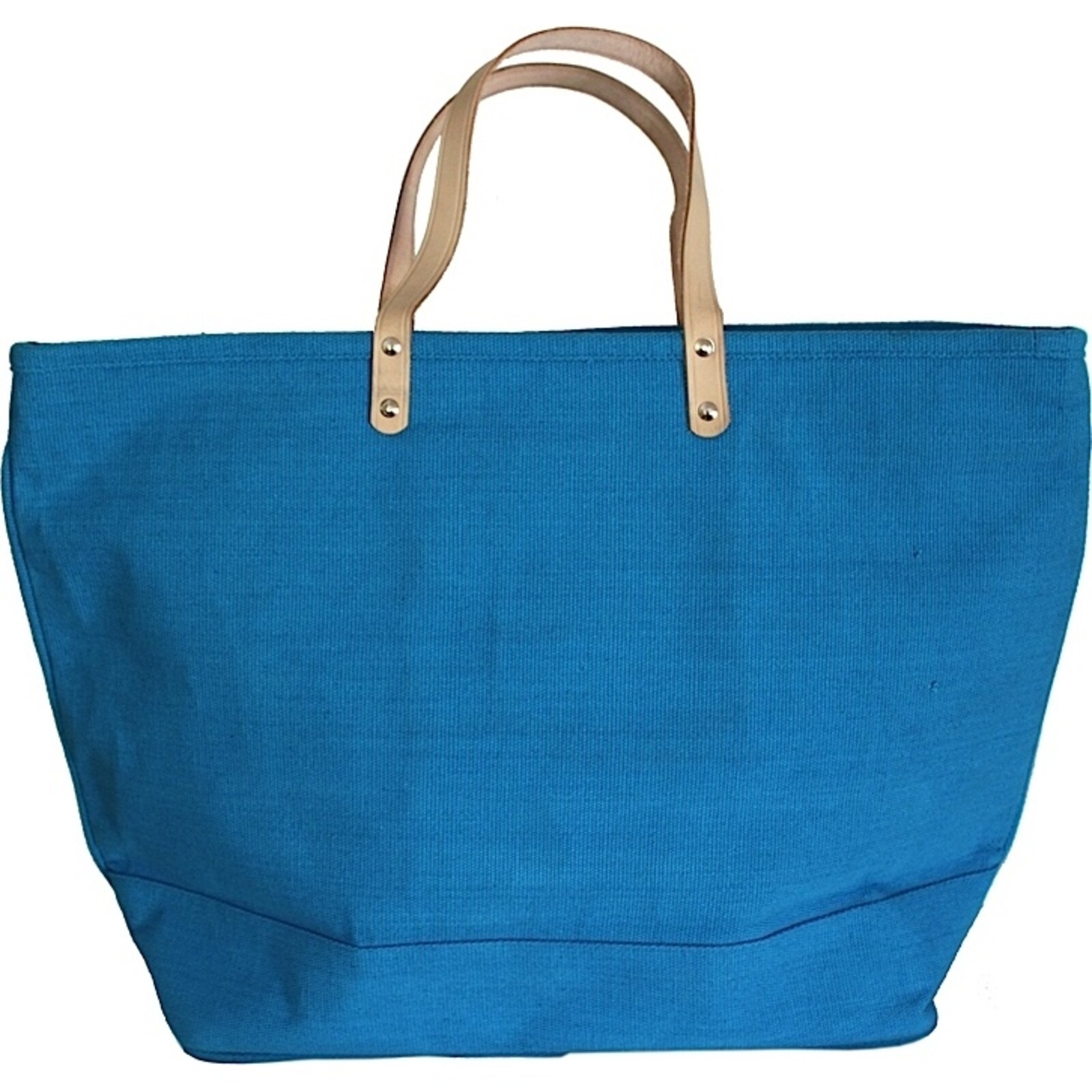 Turquoise Bag with leather Handles