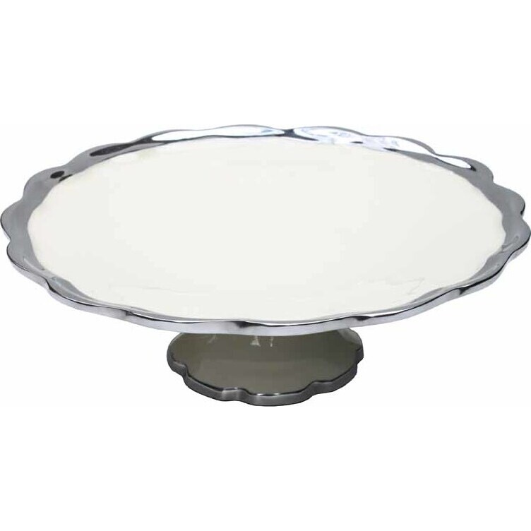 Al En Scallop  Cake Stand - Large