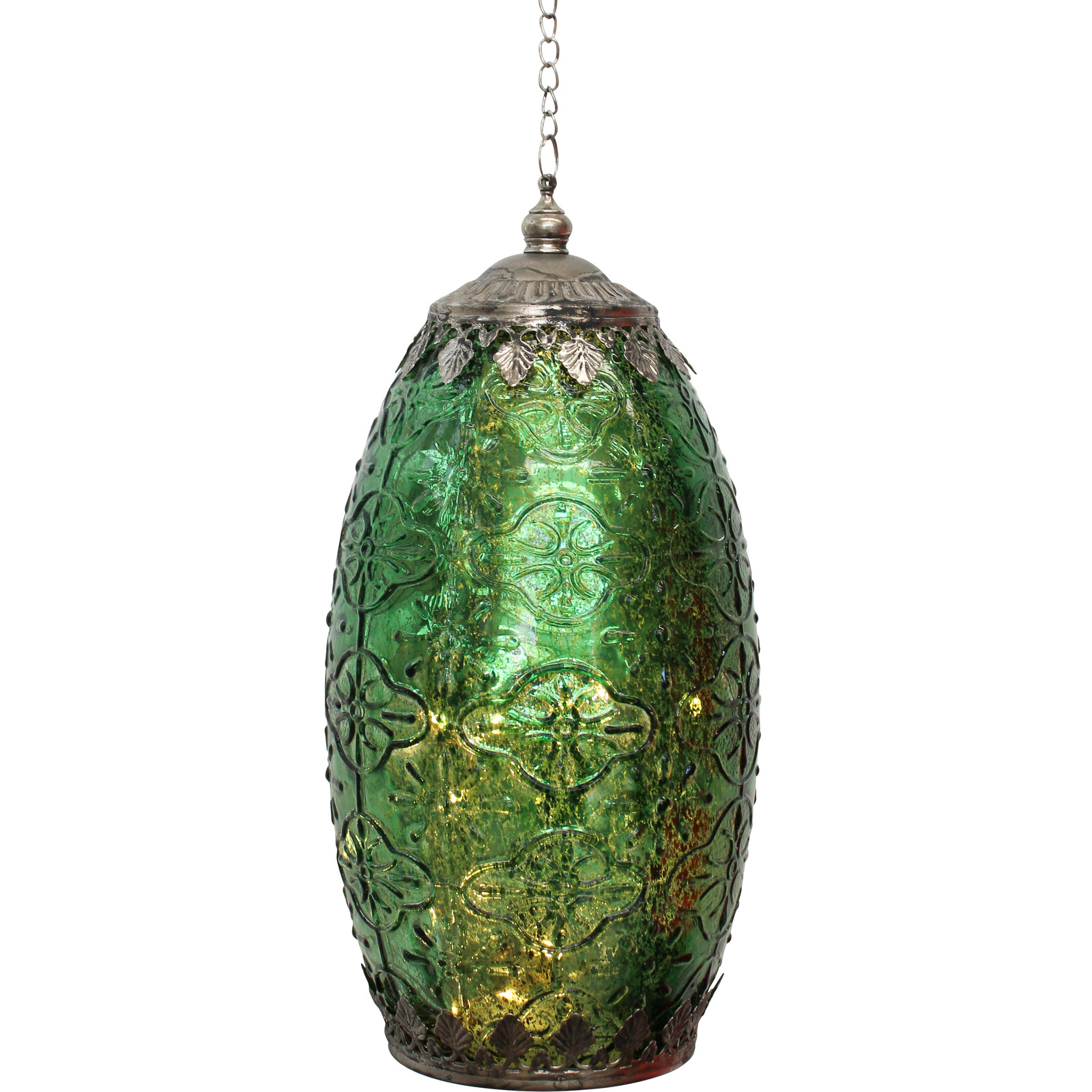 Lantern LED Tall Emerald