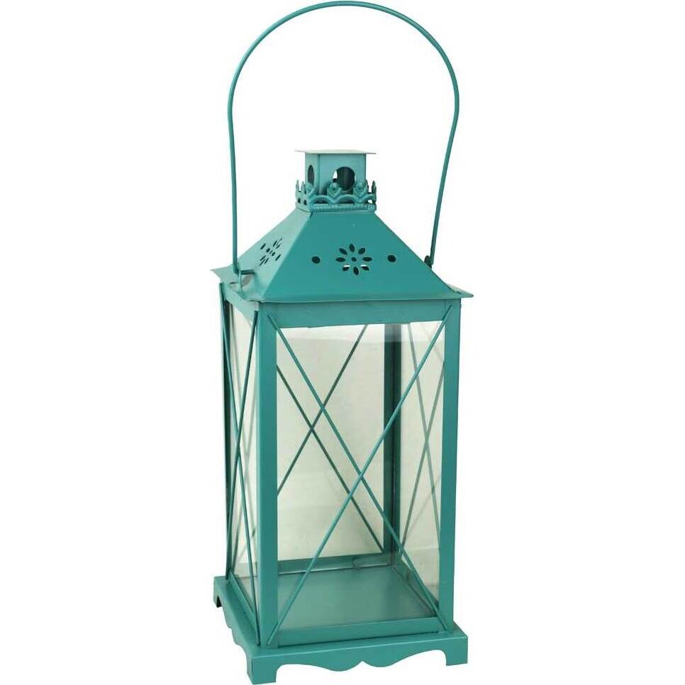 Lantern Flower Cut Aqua