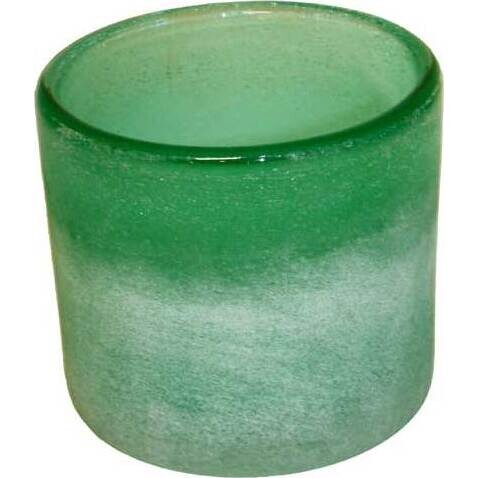 Glass Votive Aquamarine Large