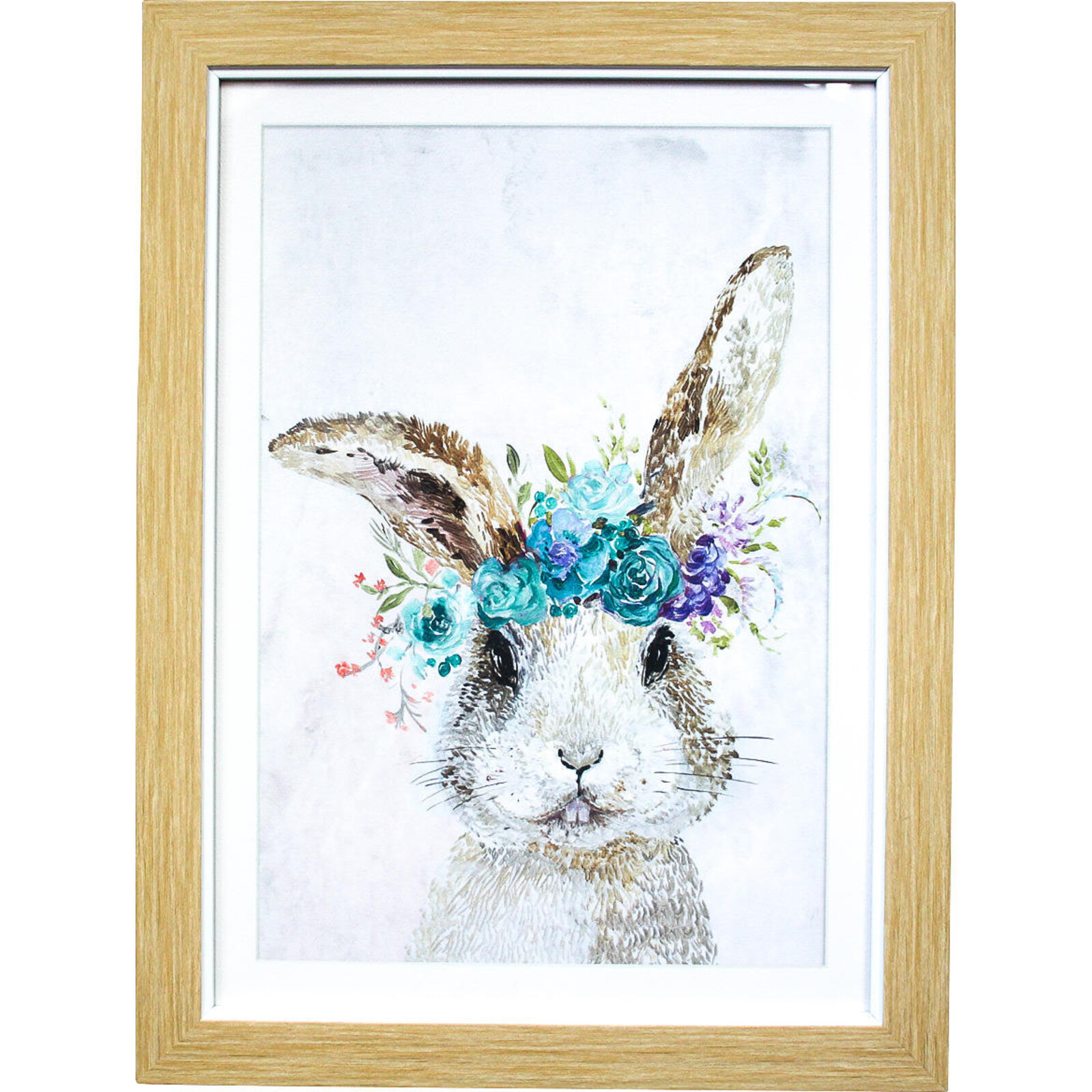 Framed Print Flower Bunny