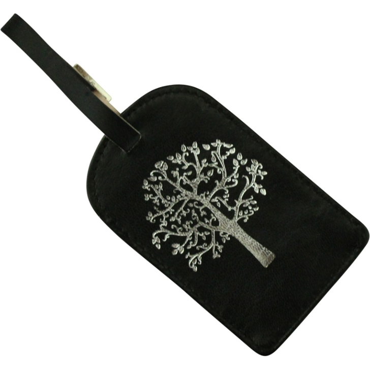 Leather Tag Black