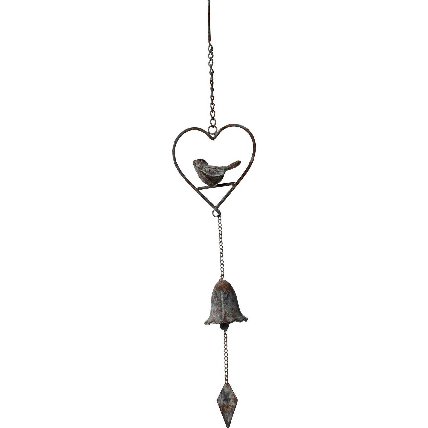 Wind Bell Heart Bird