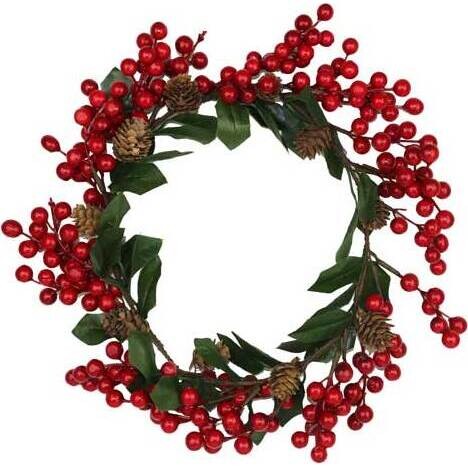 Wreath Berries Leaves