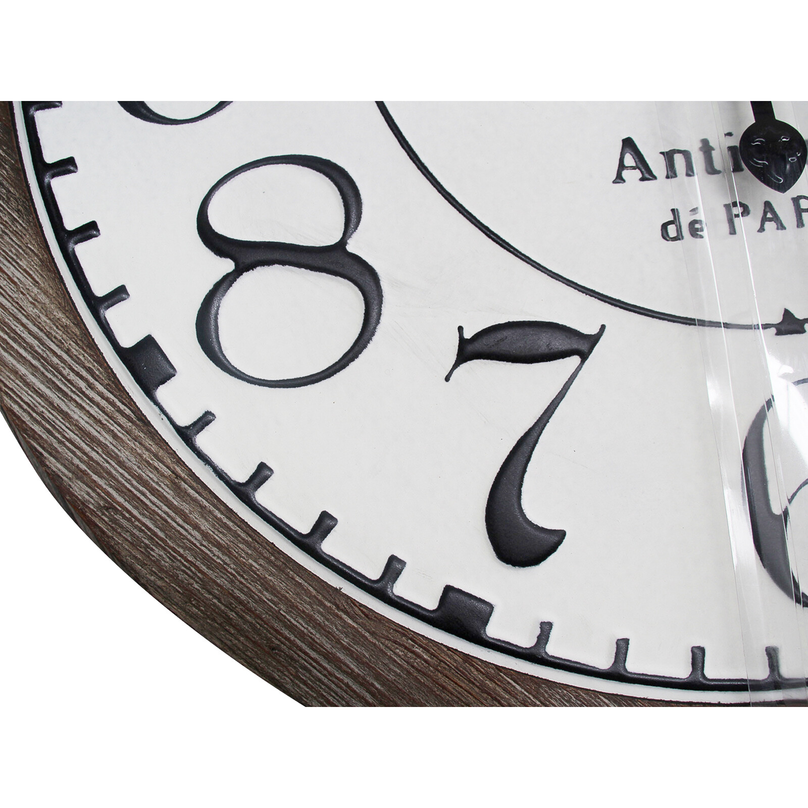 Clock Antiquite' De Paris Roman Black 63cm 