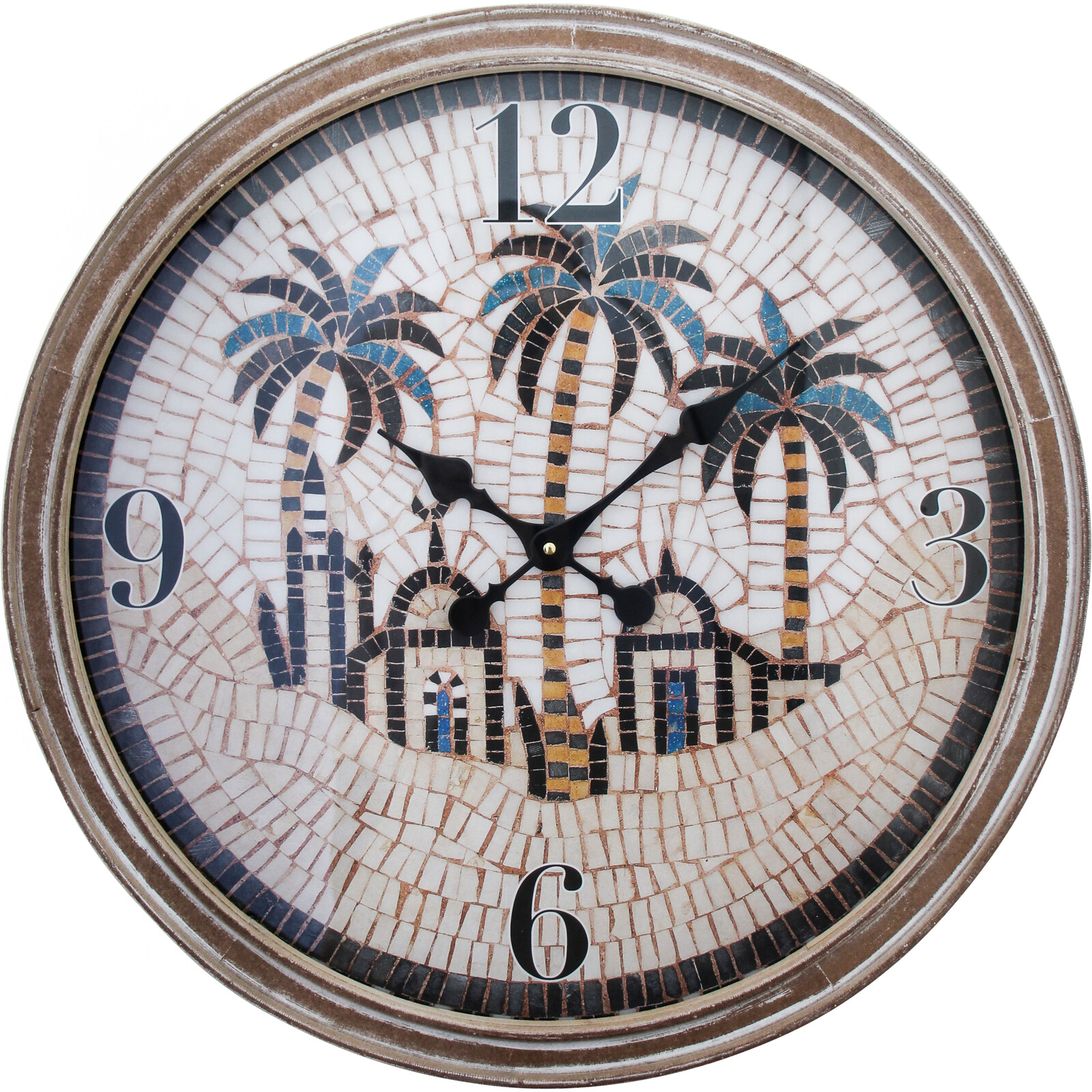 Clock Marakesh Palm Framed