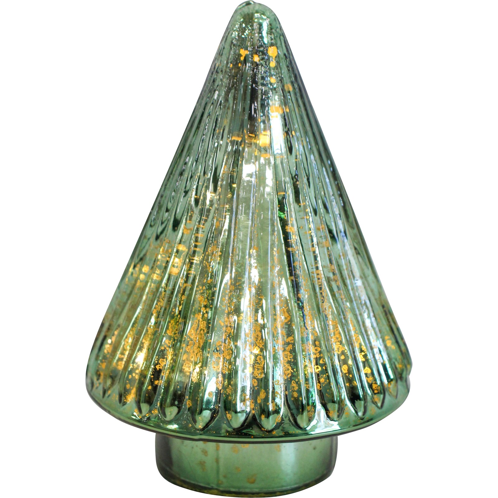 Glass Xmas Tree LED Glossy Laurel Sml