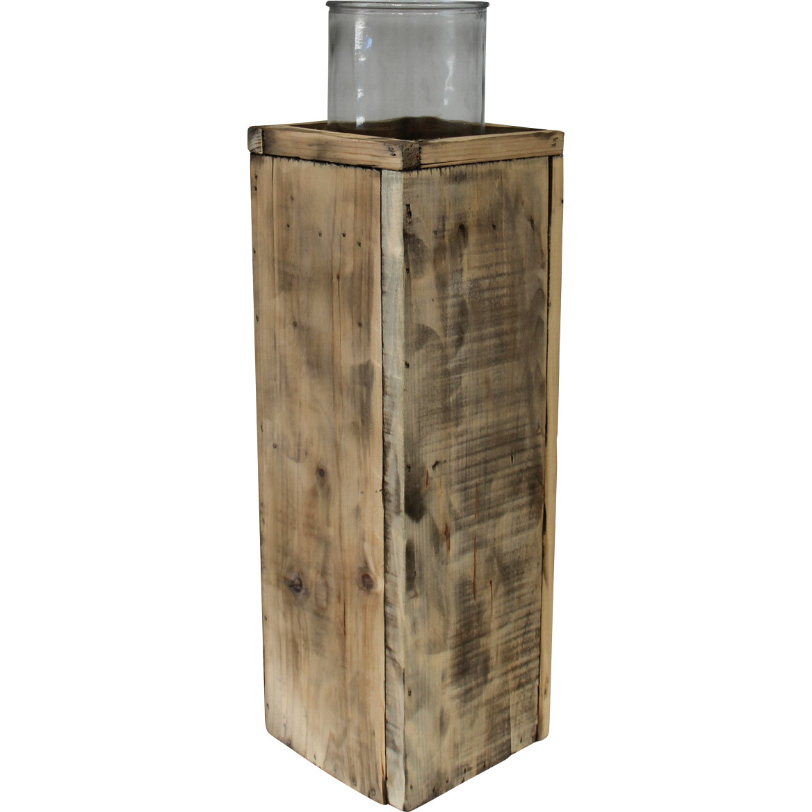 Candleholder Wooden Tall