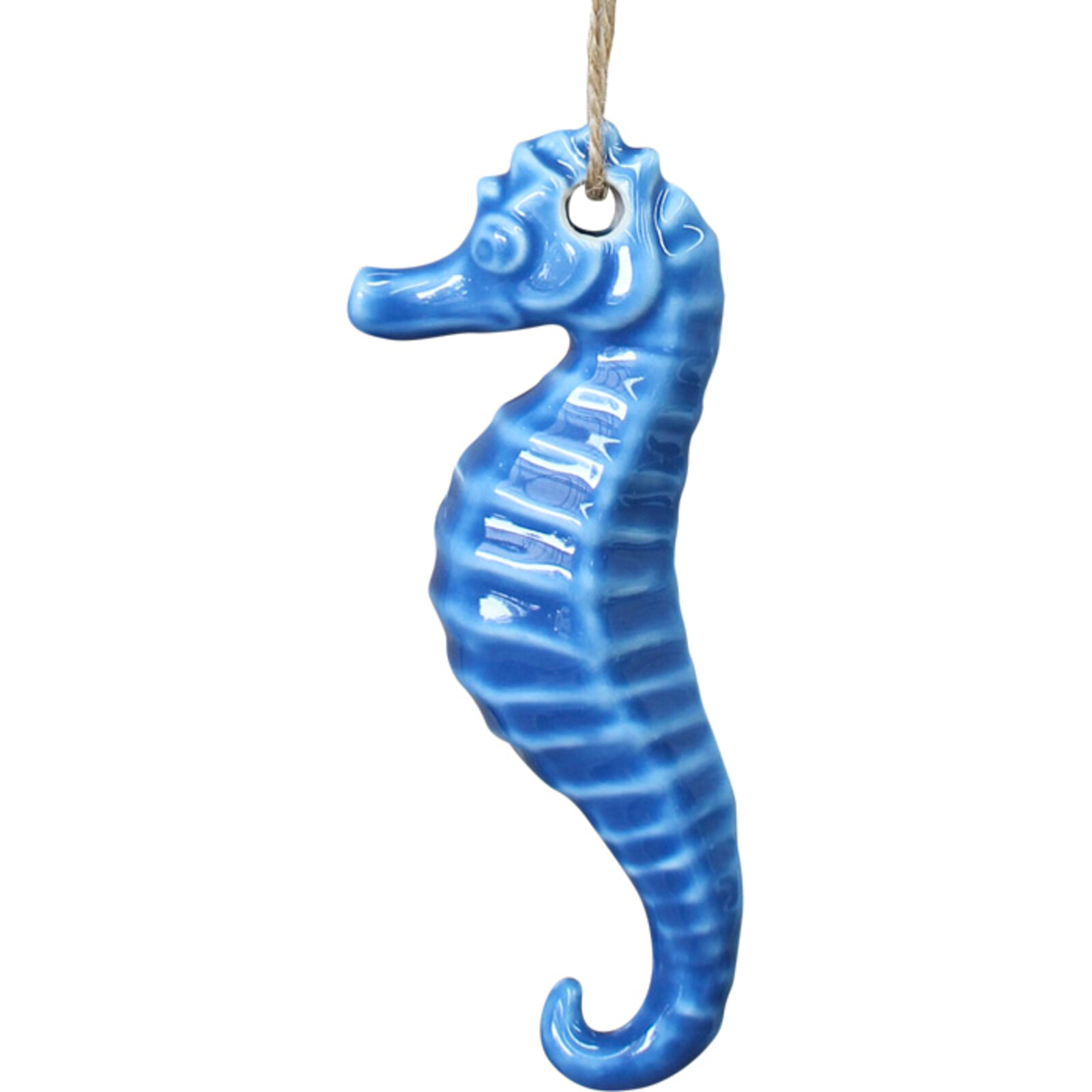 Hanging Seahorse Sml Blue