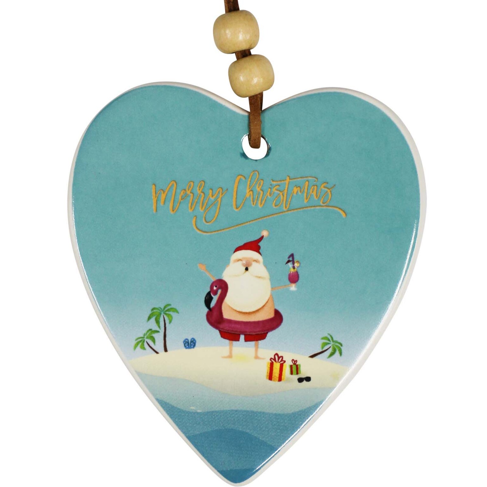 Hang Heart Paradise Santa