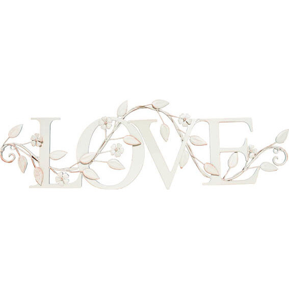 Wall Decor - Love Leaf Cream