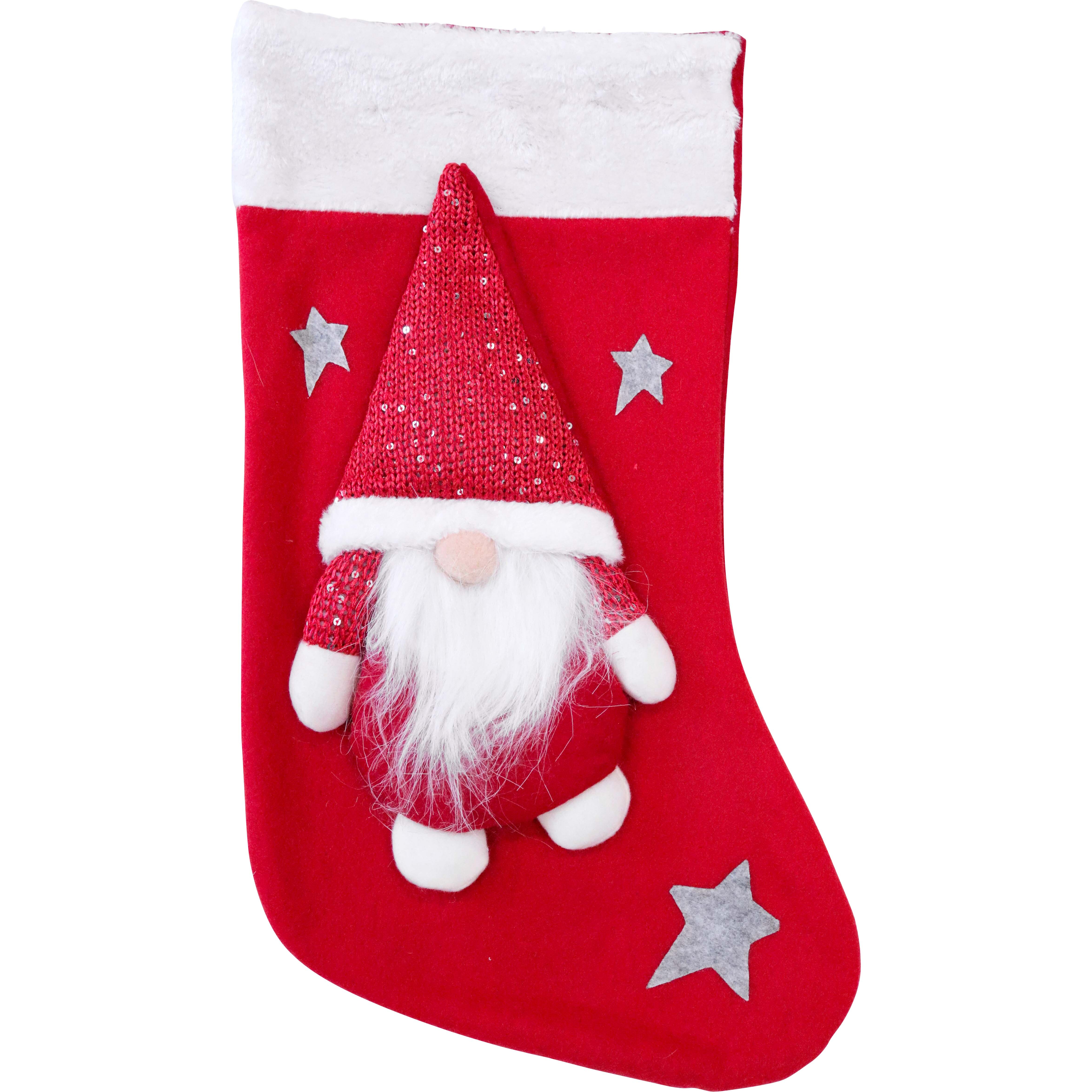 Stocking Santa Red