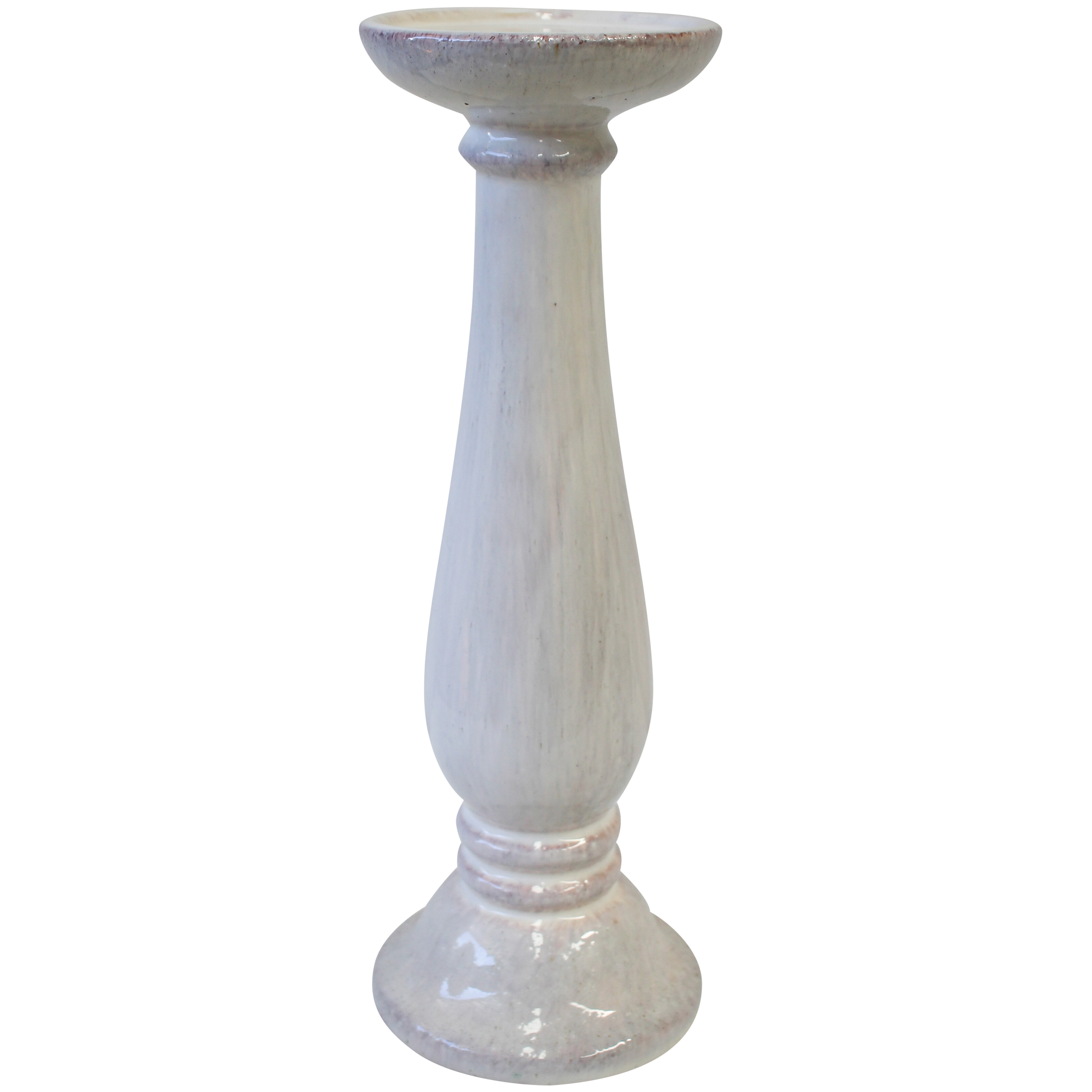 Candle Holder Ivory Lrg